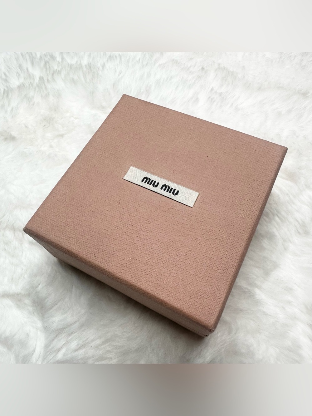 *MIU MIU* Blush Pink Logo Gift Box